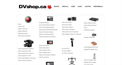 Desktop Screenshot of dvshop.ca