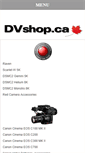 Mobile Screenshot of dvshop.ca